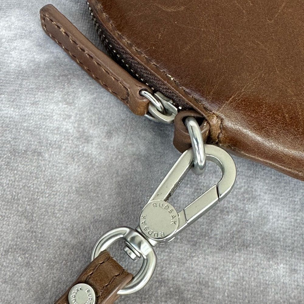 Rudsak Brown Leather Wristlet Bag - Picture 6 of 8